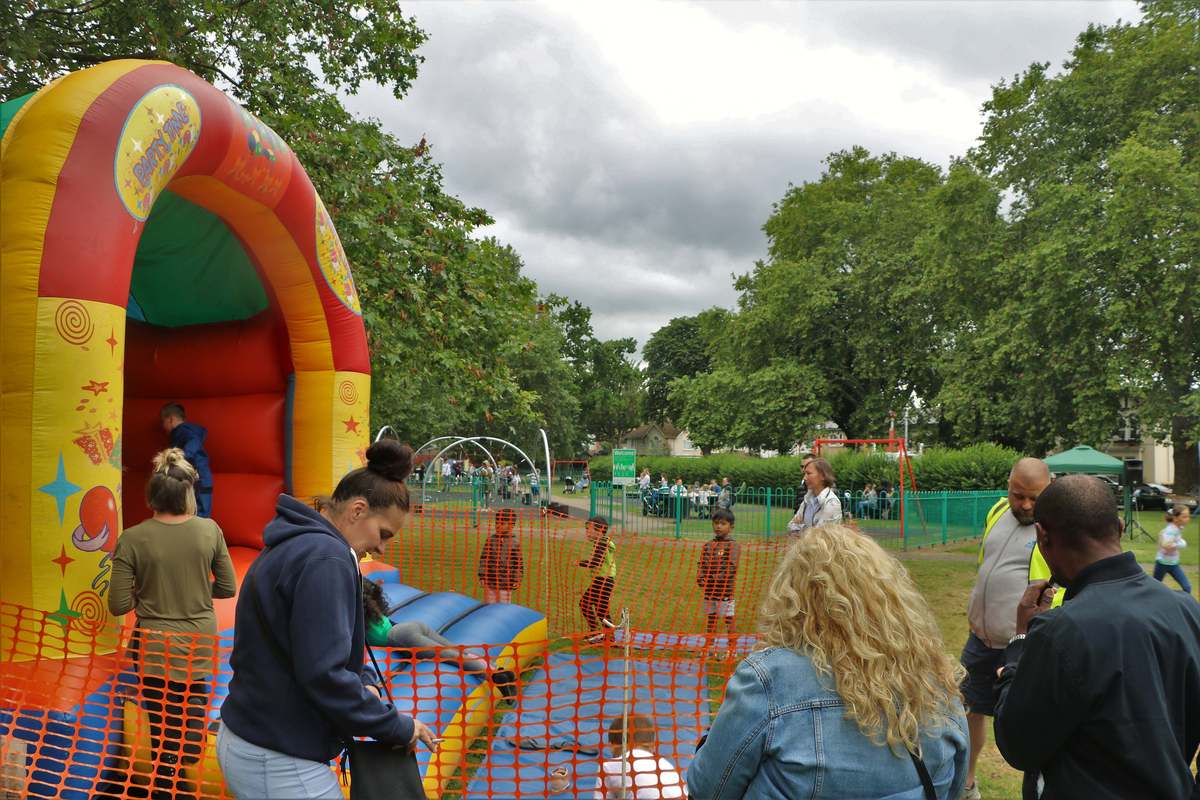 The bouncy castle